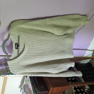 Women's chunky knit sparkly sweater